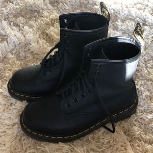 Dr. Martens 1460 Black Leather Lace Up Boots